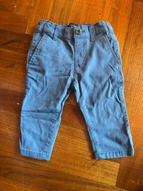 Children’s Place 6-9M Slate Blue Casual Chino Pants
